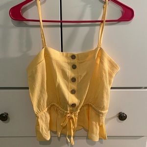 Forever 21 Light Yellow Cami Top
